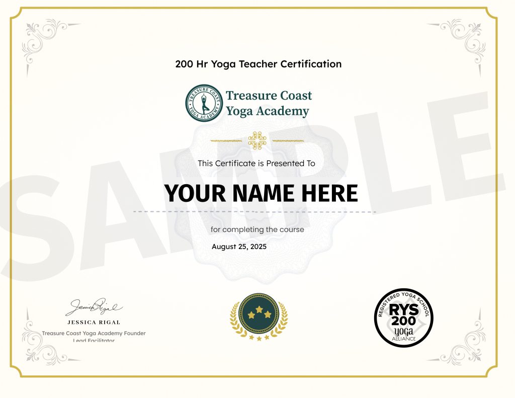 Yoga Treasure Coast Certificated
